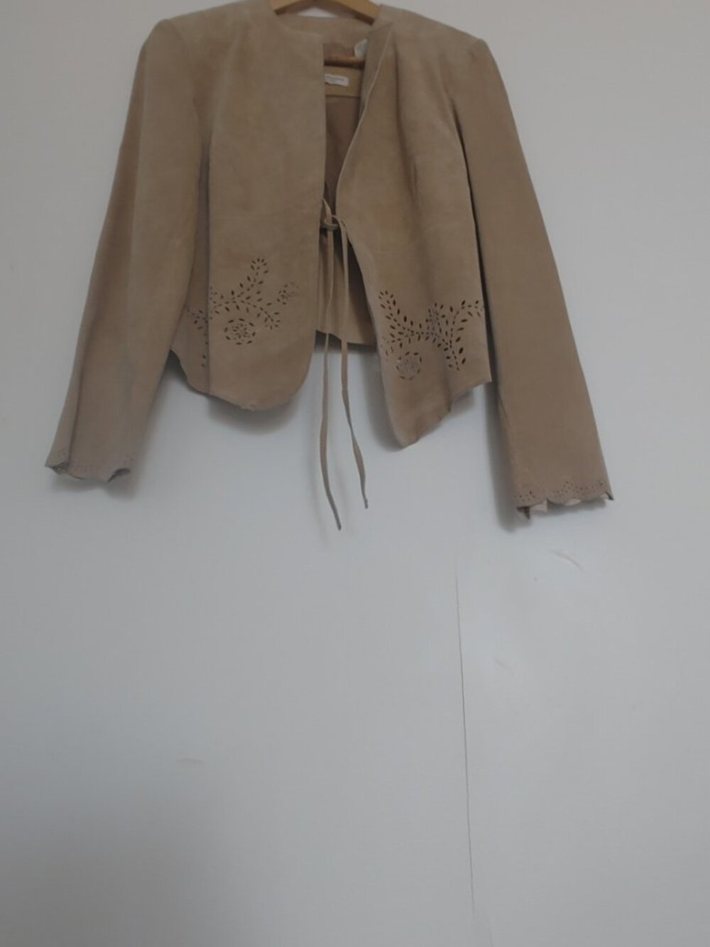 Tan suede Cabi Jacket
